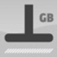 GB - stopki z tworzywa sztucznego (PP), kolor czarny