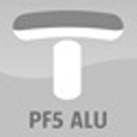 PF5-ALU: stałe, materiał - stal malowana ALU, nakładki - tk. tapicerska