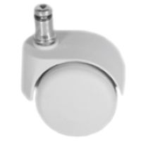 SHW: ϕ 50 mm, do miękkich powierzchni, materiał: tw. sztuczne, białe