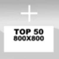 blatem melaminowanym TOP 50, kwadratowym, o gr. 50 mm, gł. 800 mm i szer. 800 mm