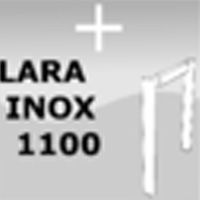 podstawą stołu LARA INOX 1100