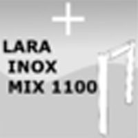 podstawą stołu LARA INOX MIX 1100