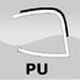 zintegrowane z ramą, nakładki - poliuretan (PU)