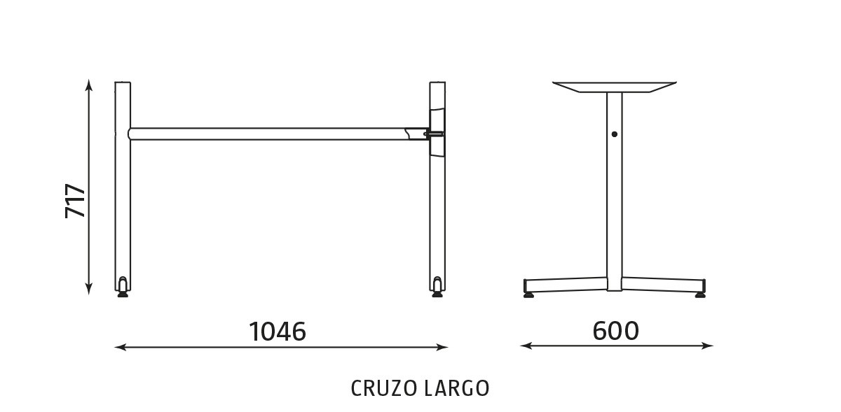 Główna galeria - Podstawa do stołu CRUZO LARGO (2)