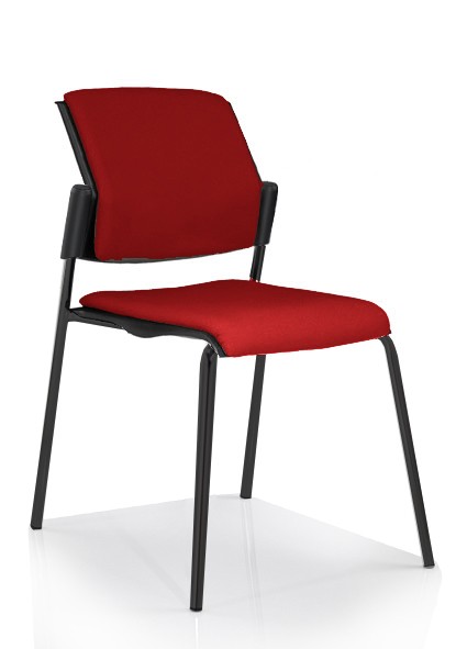 Krzesło konferencyjne WIKIDO Nowy Styl - Majencia  Czerwone