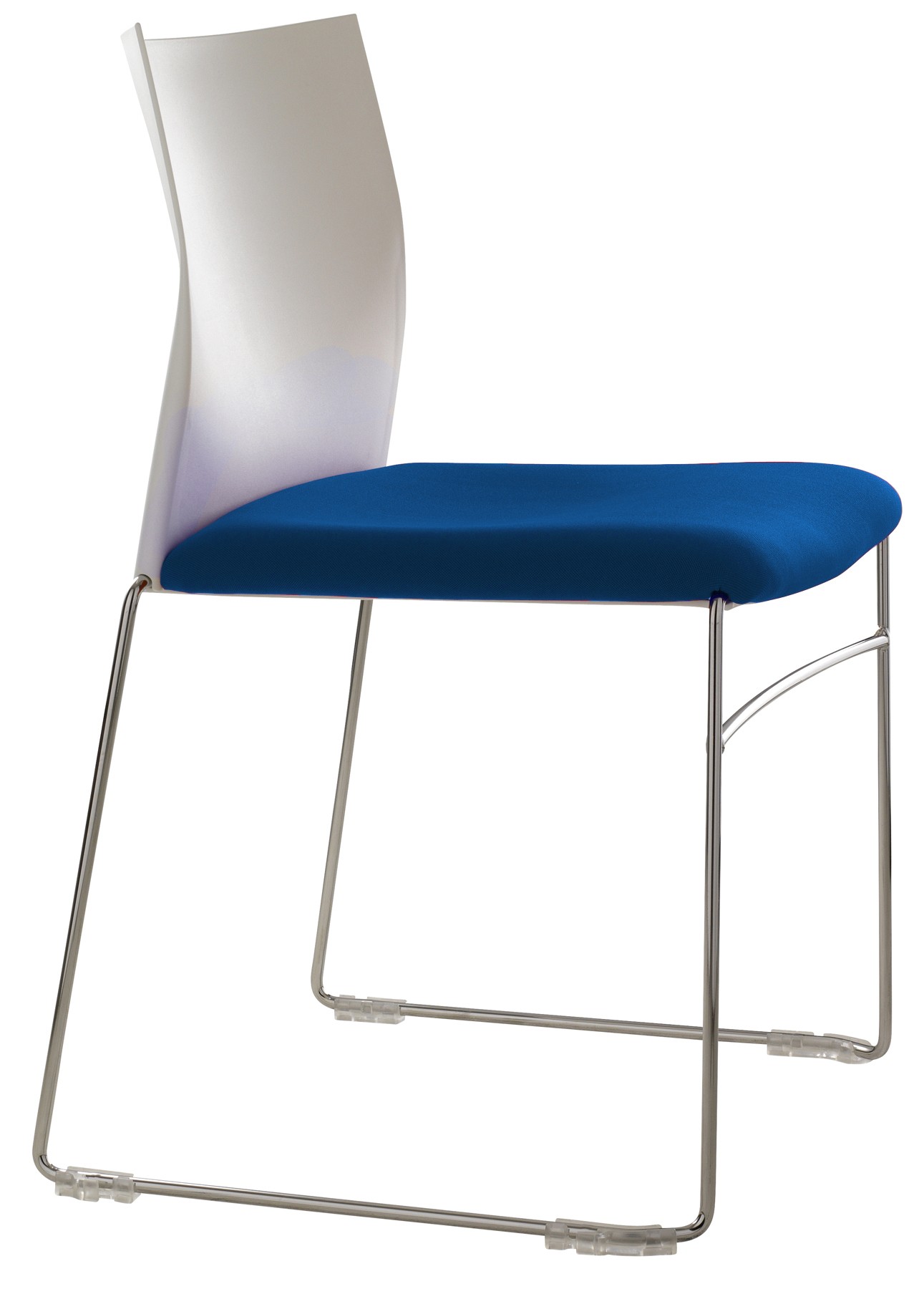 Krzesło konferencyjne LINE Nowy Styl - Majencia  Niebieskie