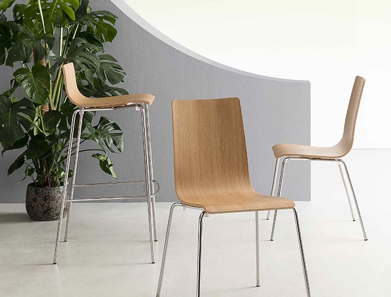 Główna galeria - Krzesło barowe / HOKER LILA Stool 79 firmy GABER - Made in ITALY (4)