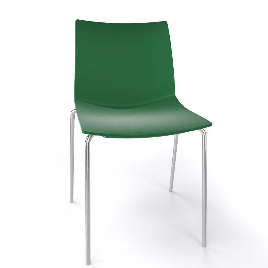 Główna galeria - Krzesło kawiarniane KANVAS NA firmy GABER - Made in ITALY - Czerwone (9)