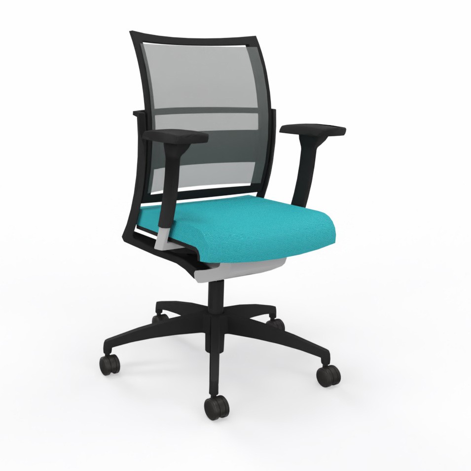 Krzesło obrotowe SITAG WORLD Mesh  Zielony, Oparcie siatka