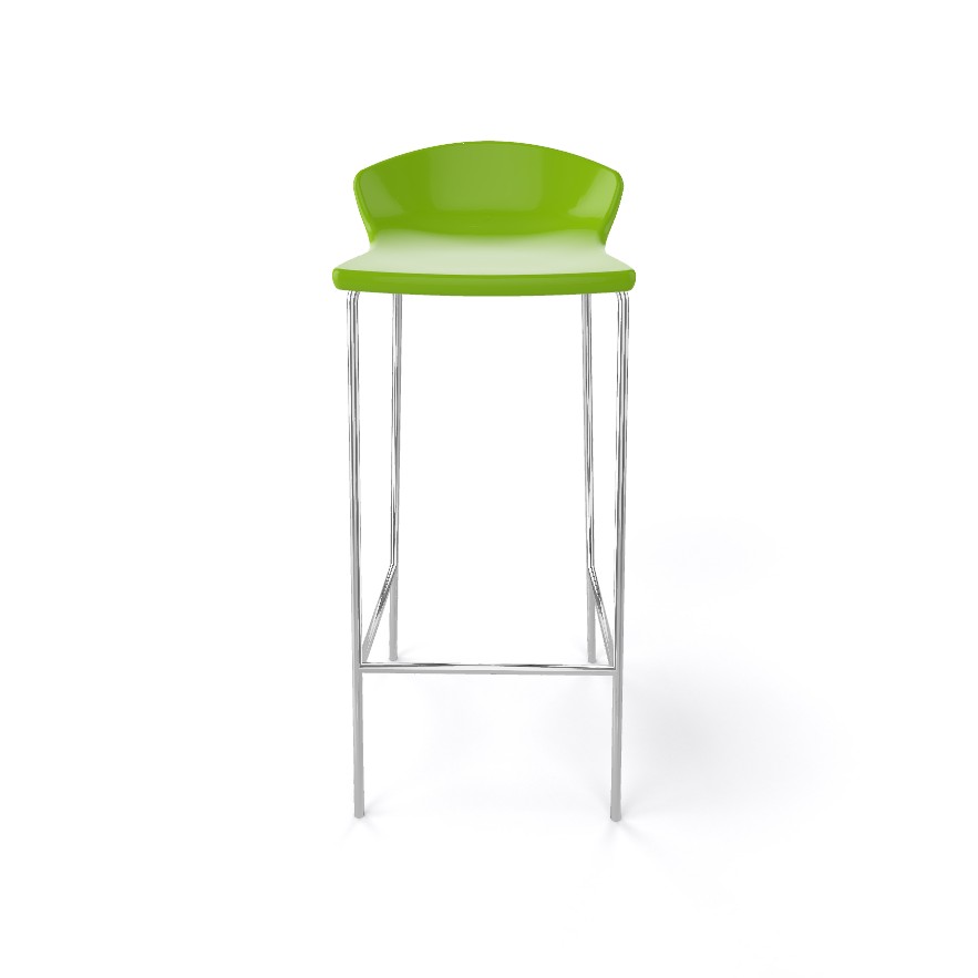 Krzesło barowe / HOKER EASY H77 firmy GABER - Made in ITALY - Zielone