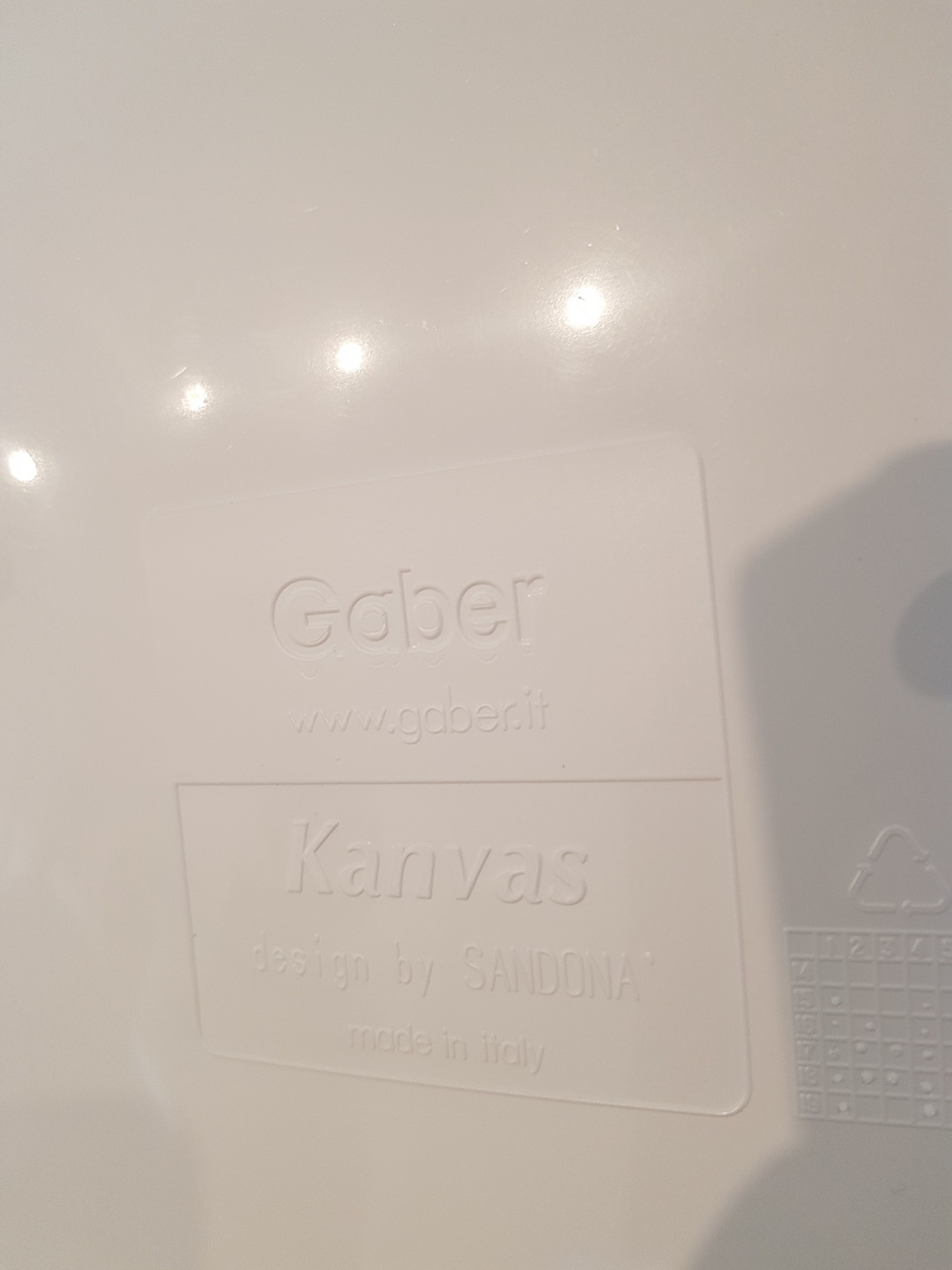 Główna galeria - Krzesło kawiarniane KANVAS NA firmy GABER - Made in ITALY - Białe (3)