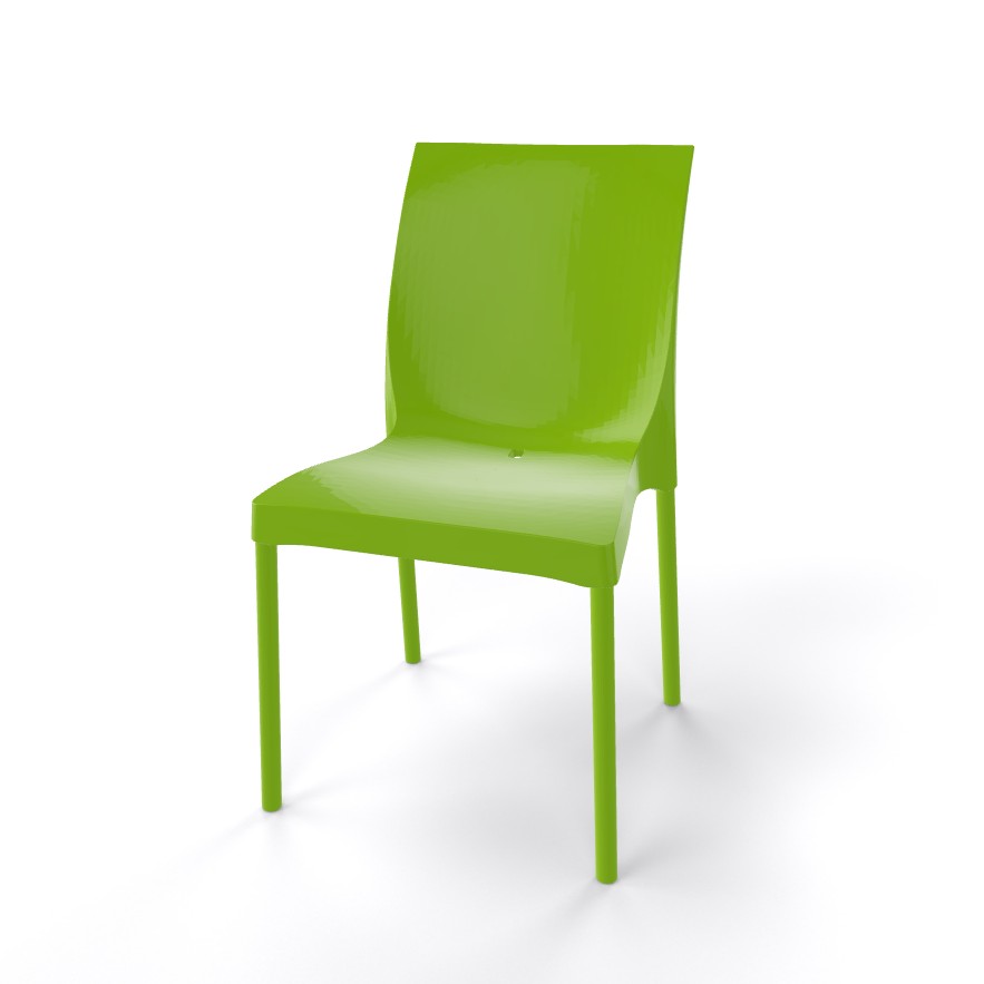 Krzesło ogrodowe, kawiarniane, cateringowe GABER - IRIS - MADE IN ITALY - Zielone