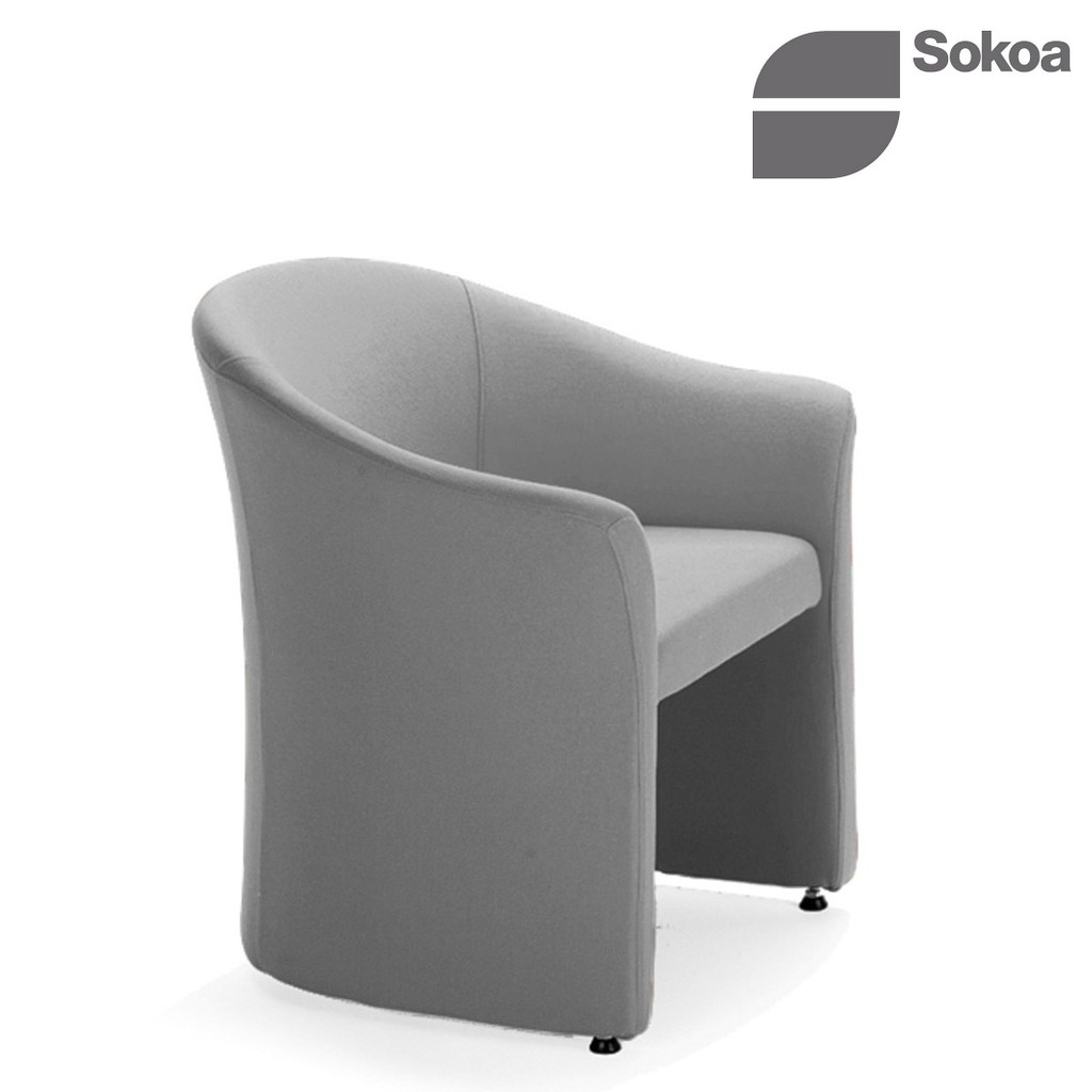 Główna galeria - Fotel ARCA firmy SOKOA - Made in France - Czerwony (5)