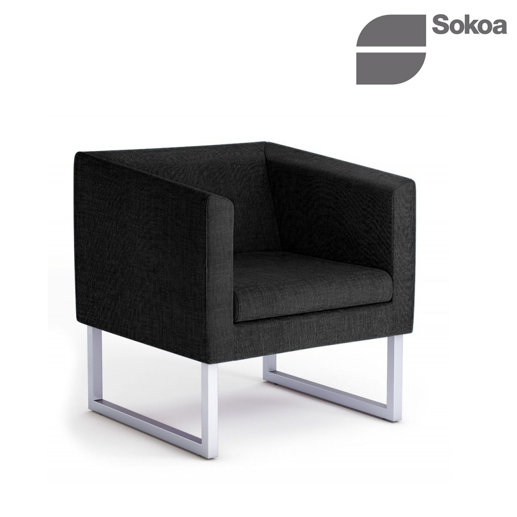 Fotel PUNTA firmy SOKOA - Made in France - Czarny