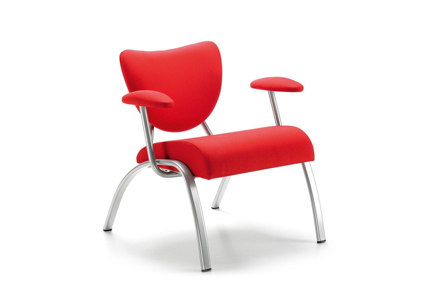 Krzesło do poczekalni AINHOA firmy SOKOA - Czerwone
