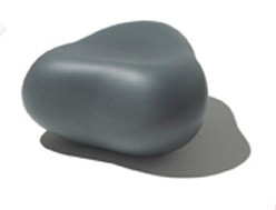 PUFA z polietylenu FEEK PEBBLE - Grafitowa