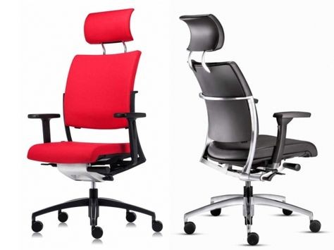 Krzesło obrotowe SITAG WORLD -  Czerwone