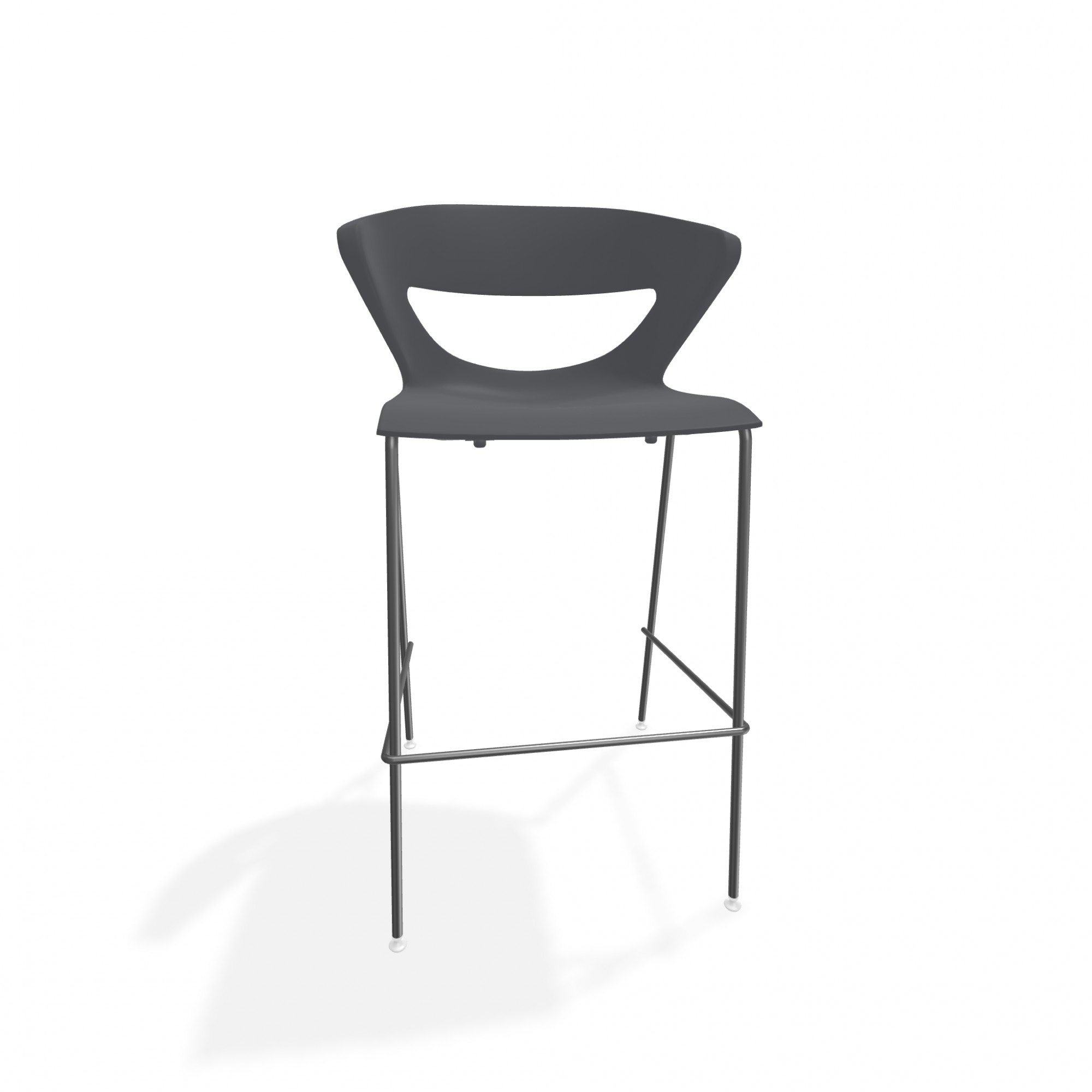 Krzesło barowe / HOKER KICCA firmy KASTEL - Made in italy