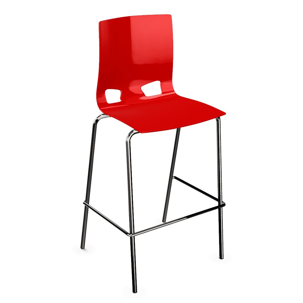 Hocker Fondo Chrom czerwone Nowy Styl