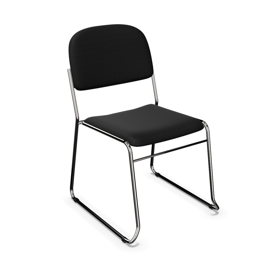 Krzesło konferencyjne Vesta-New Chrom czarne Nowy Styl