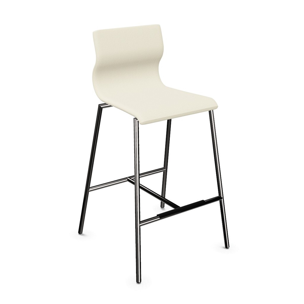 Hocker EVORA chrom beżowe Nowy Styl