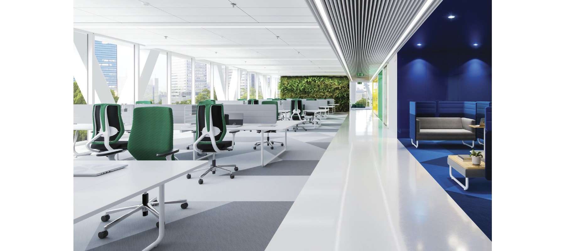 Główna galeria - Krzesło obrotowe DENUO SWIVEL MESH PLUS - Nowy Styl Czarne (2)