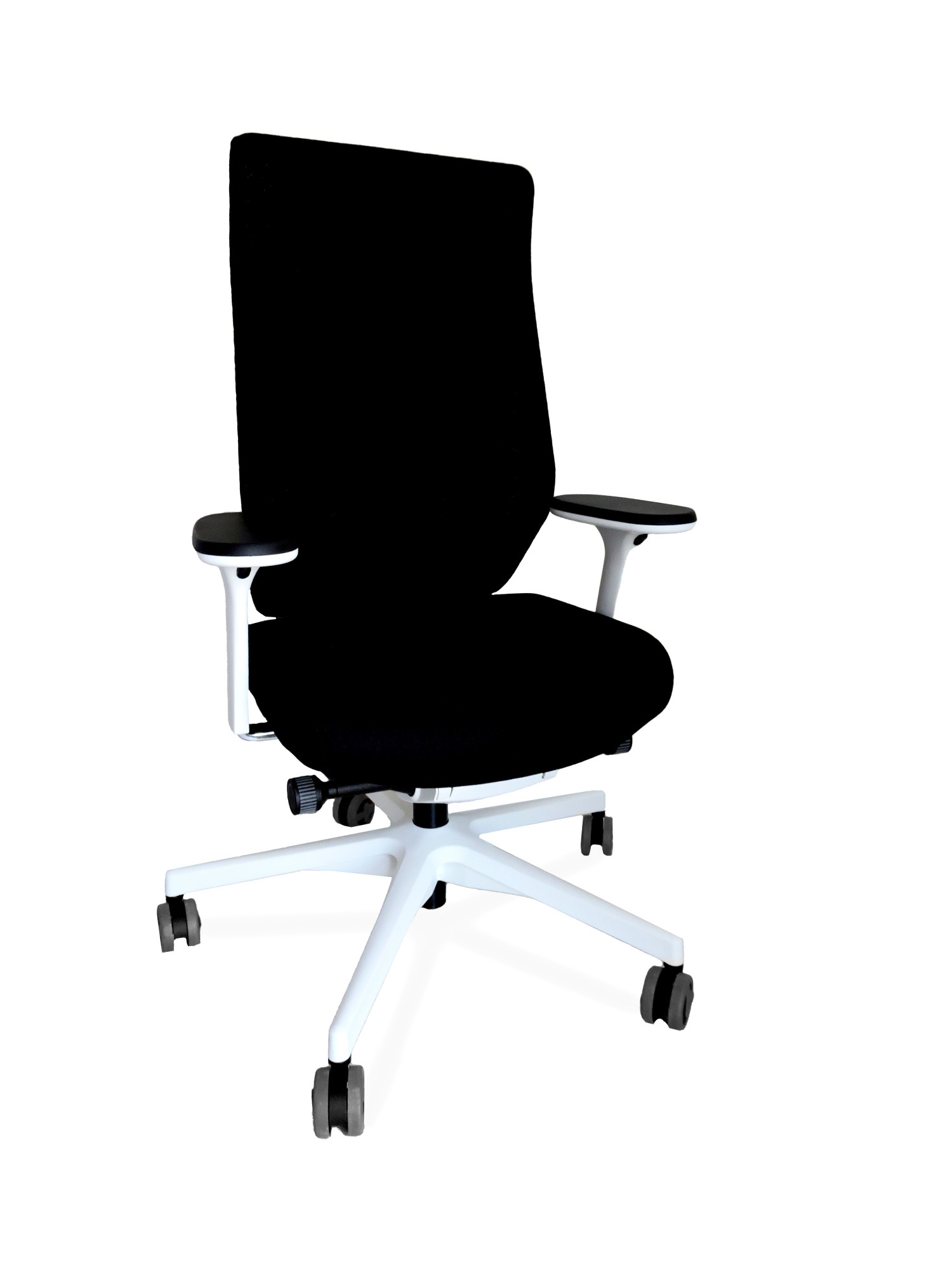 Krzesło obrotowe DENUO SWIVEL MESH PLUS - Nowy Styl Czarne