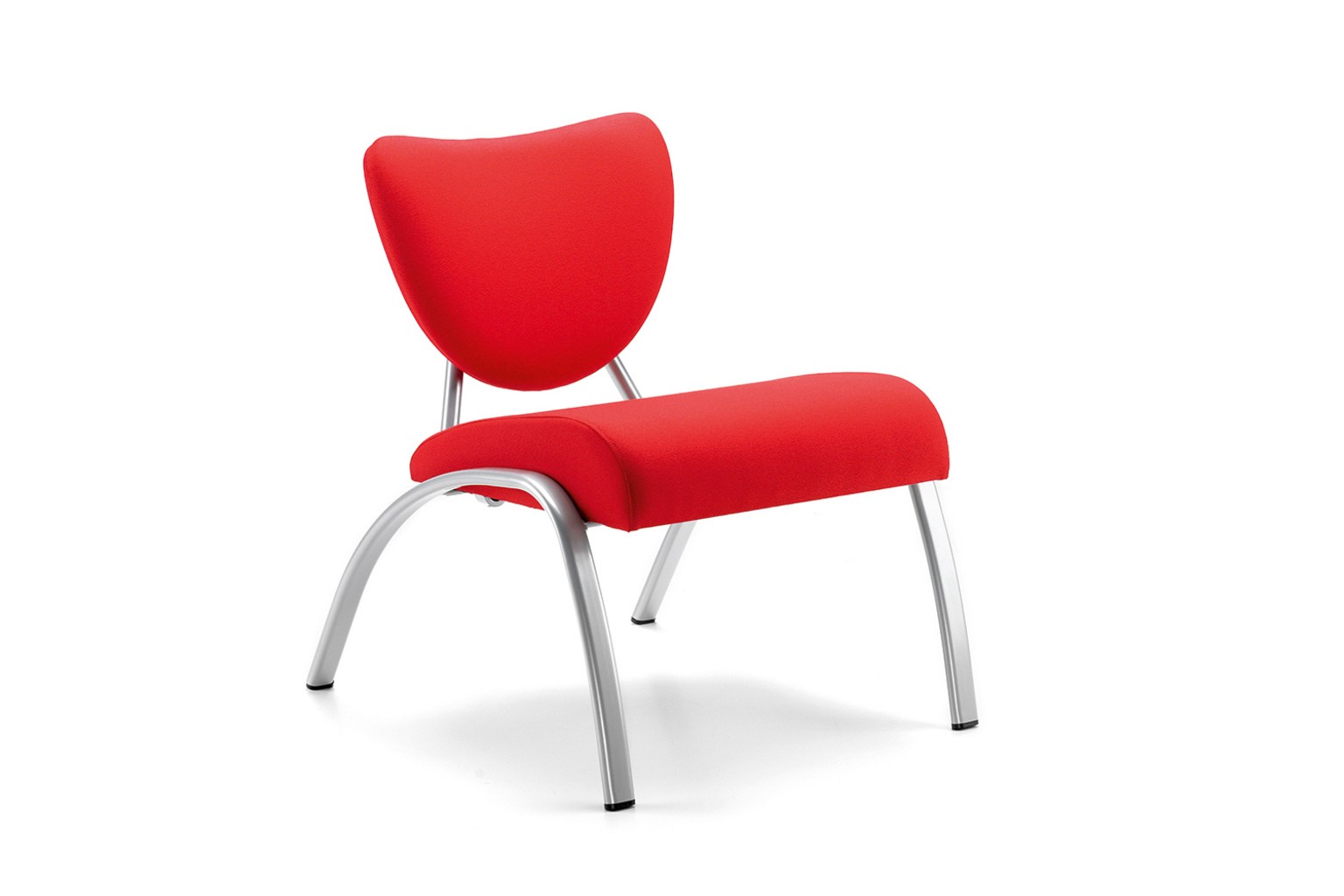 Krzesło do poczekalni AINHOA firmy SOKOA - Czerwone