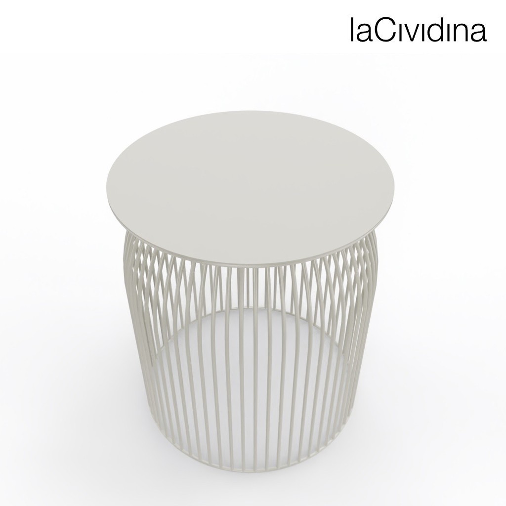 Stolik kawowy TURI TURI firmy LA CIVIDINA - cod.8772 kolor IVORY