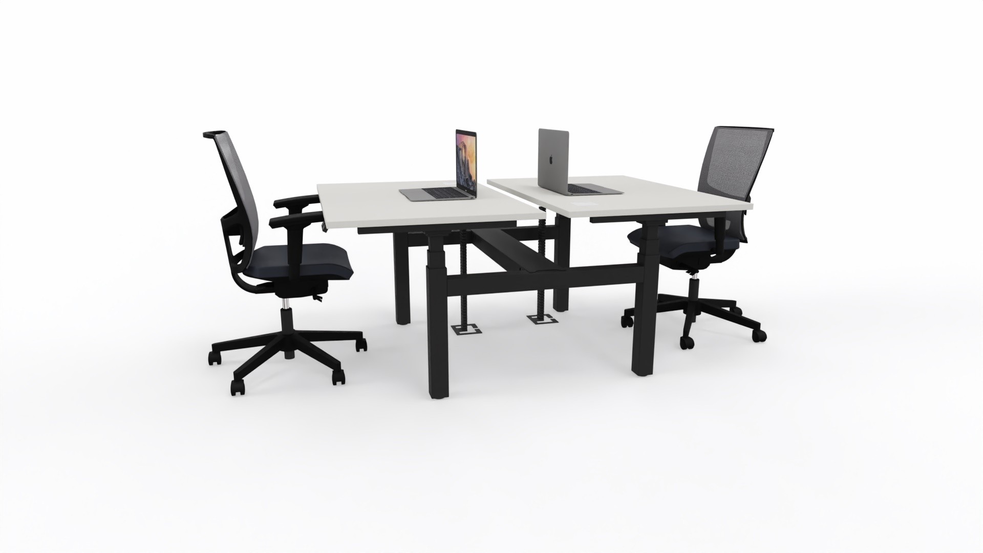 Główna galeria - Biurko elektryczne podwójne, WORKBENCH eUP 3 Nowy Styl 2x1200x800 (3)