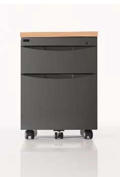 Kontenerek mobilny Synonyme 136 z ozdobnym blatem