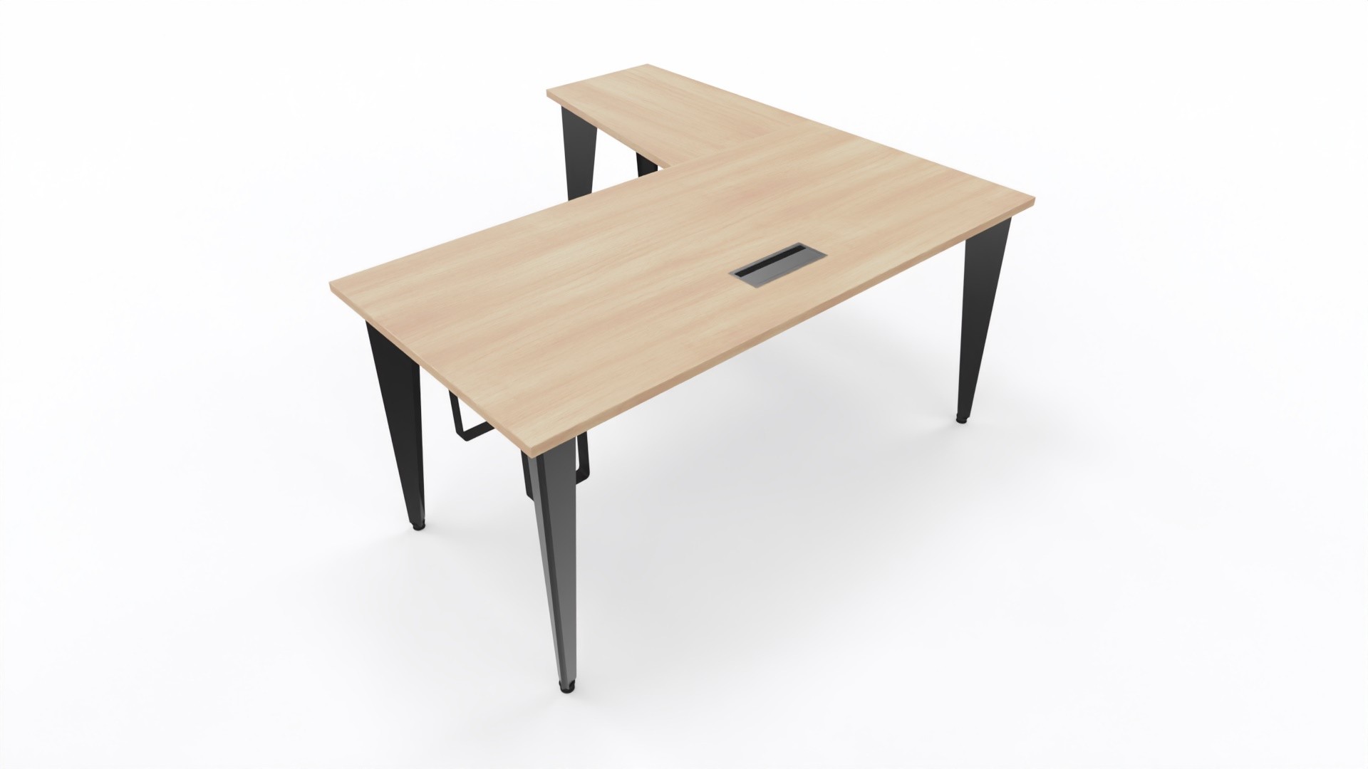 Biurko Origami z dostawką narożną firmy Majencia-Nowy Styl 1600x840+580x740