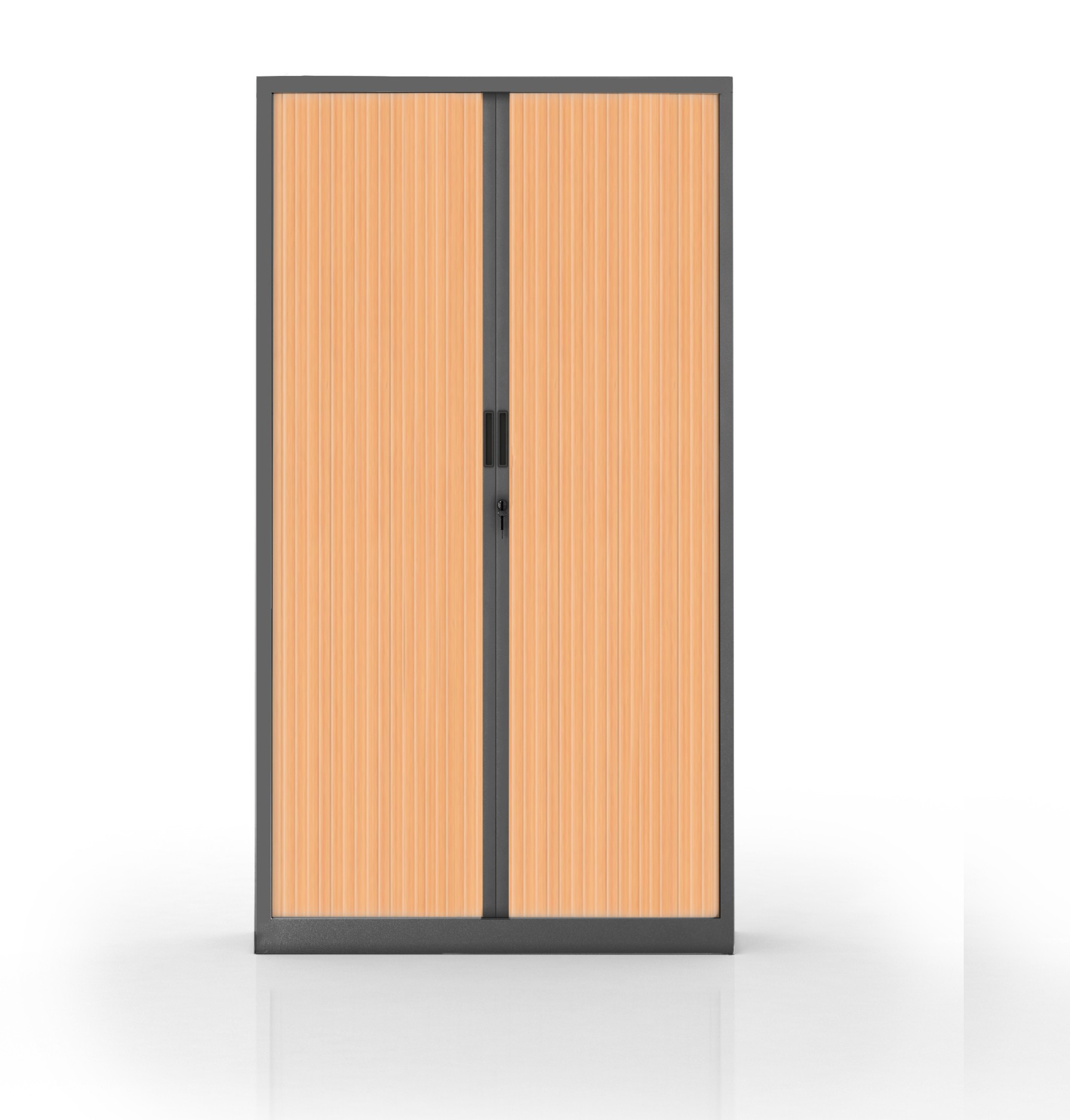 Szafa metalowa żaluzjowa firmy Majencia-Nowy Styl Basycs 1980x1000 mm - k. Ciemnoszary, Jabłoń