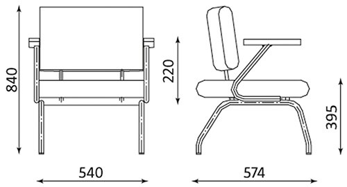 Główna galeria - Krzesło z podłokietnikami CONECT II ARM (2)