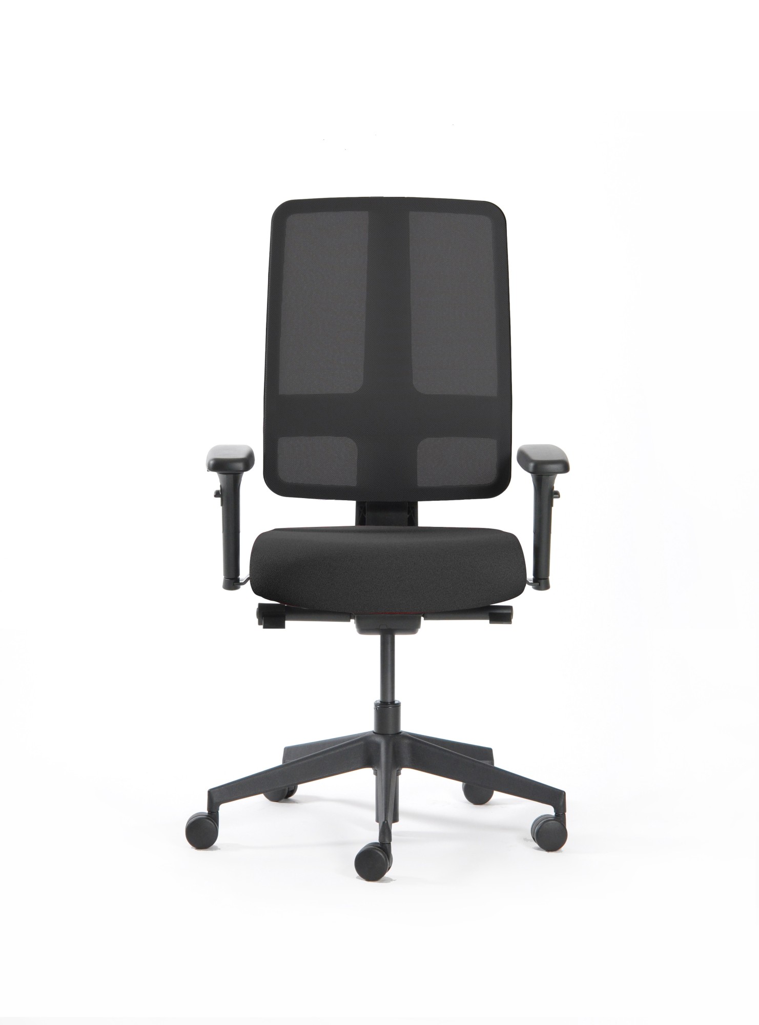 Fotel Obrotowy DRAKKAR Nowy Styl - Majencia - CZARNE, Oparcie Siatkowe