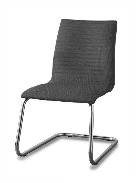Krzesło konferencyjne CAMBRIDGE firmy MACE - Płoza, Szare