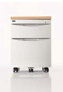 Kontenerek mobilny Synonyme 136 z ozdobnym blatem