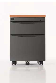 Kontenerek mobilny Synonyme 136 z ozdobnym blatem