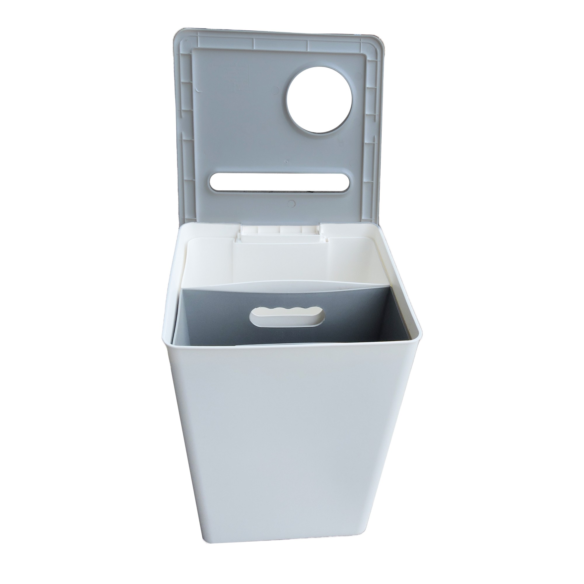 Główna galeria - Kosz, pojemnik na śmieci GreenOFFICE TRIVIA 2  2x15L (5)