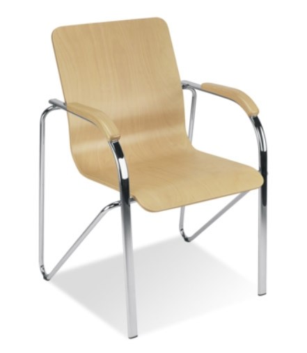 Krzesło konferencyjne SAMBA wood