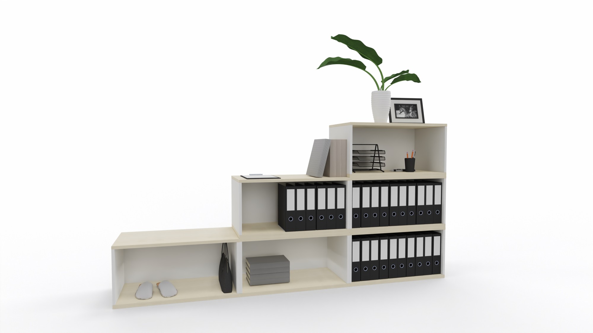 Regał modułowy, moduły do budowy regałów , regał biurowy