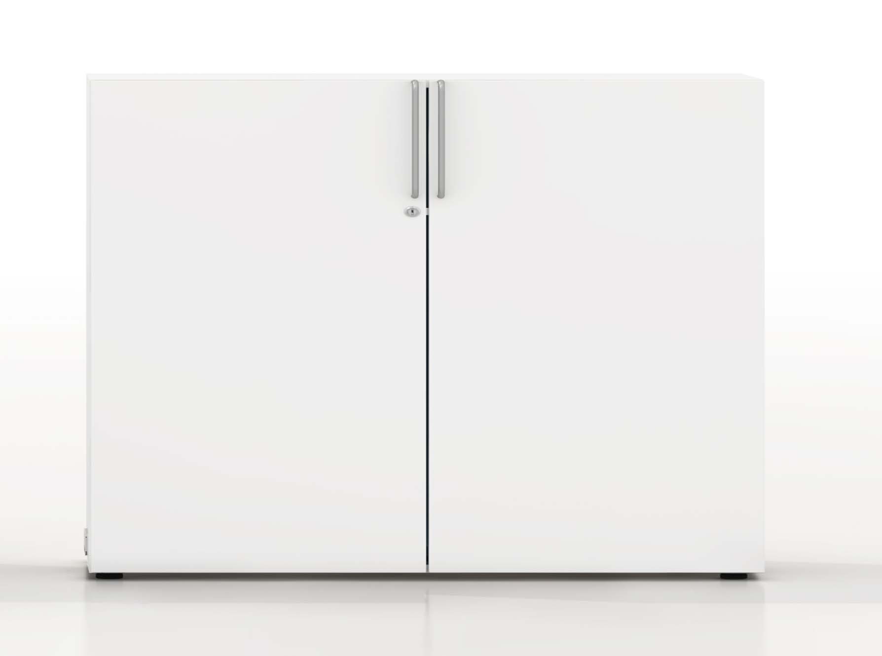 Szafa biurowa biała aktowa z drzwiami uchylnymi STORY 1125x1200 mm firmy MAJENCIA - Nowy STYL