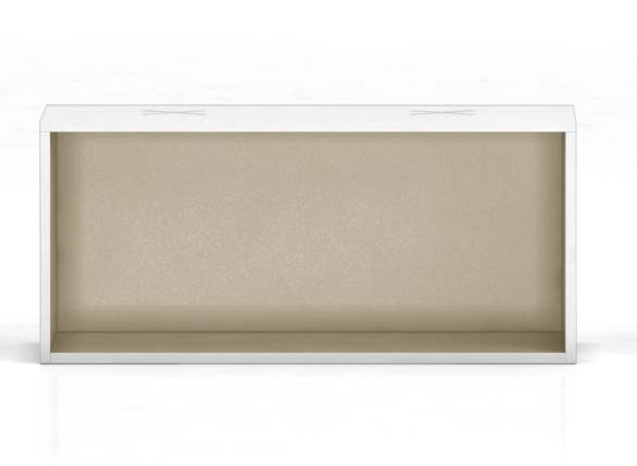 Regał biurowy Oxo, moduł dolny bez przegrody firmy Majencia - Nowy Styl