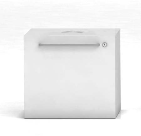 Szafka biurowa Oxo moduł dolny z drzwiami opuszczanymi firmy Majencia - Nowy Styl