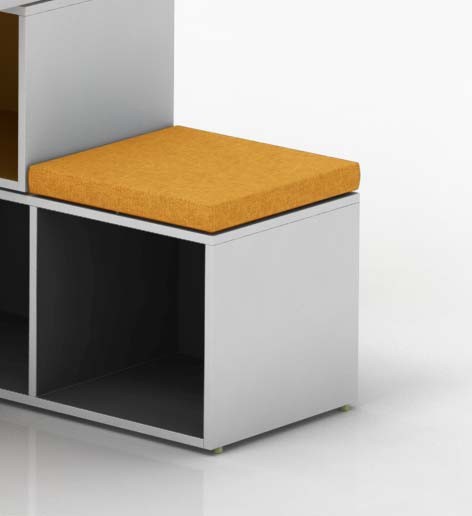 Poduszka na szafkę Oxo kolor Miodowy firmy Majencia - Nowy Styl