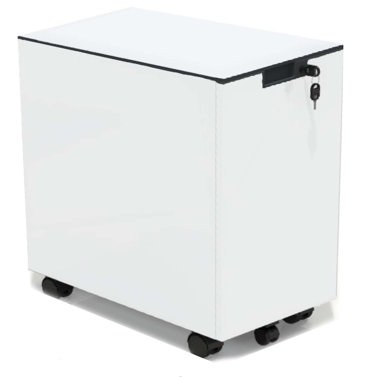 Kontenerek biurowy metalowy MABOX - Biały firmy MAJENCIA - NOWY STYL