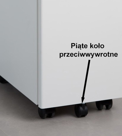 Główna galeria - Kontenerek biurowy metalowy MaBox z ozdobnym blatem firmy MAJENCIA - NOWY STYL (4)