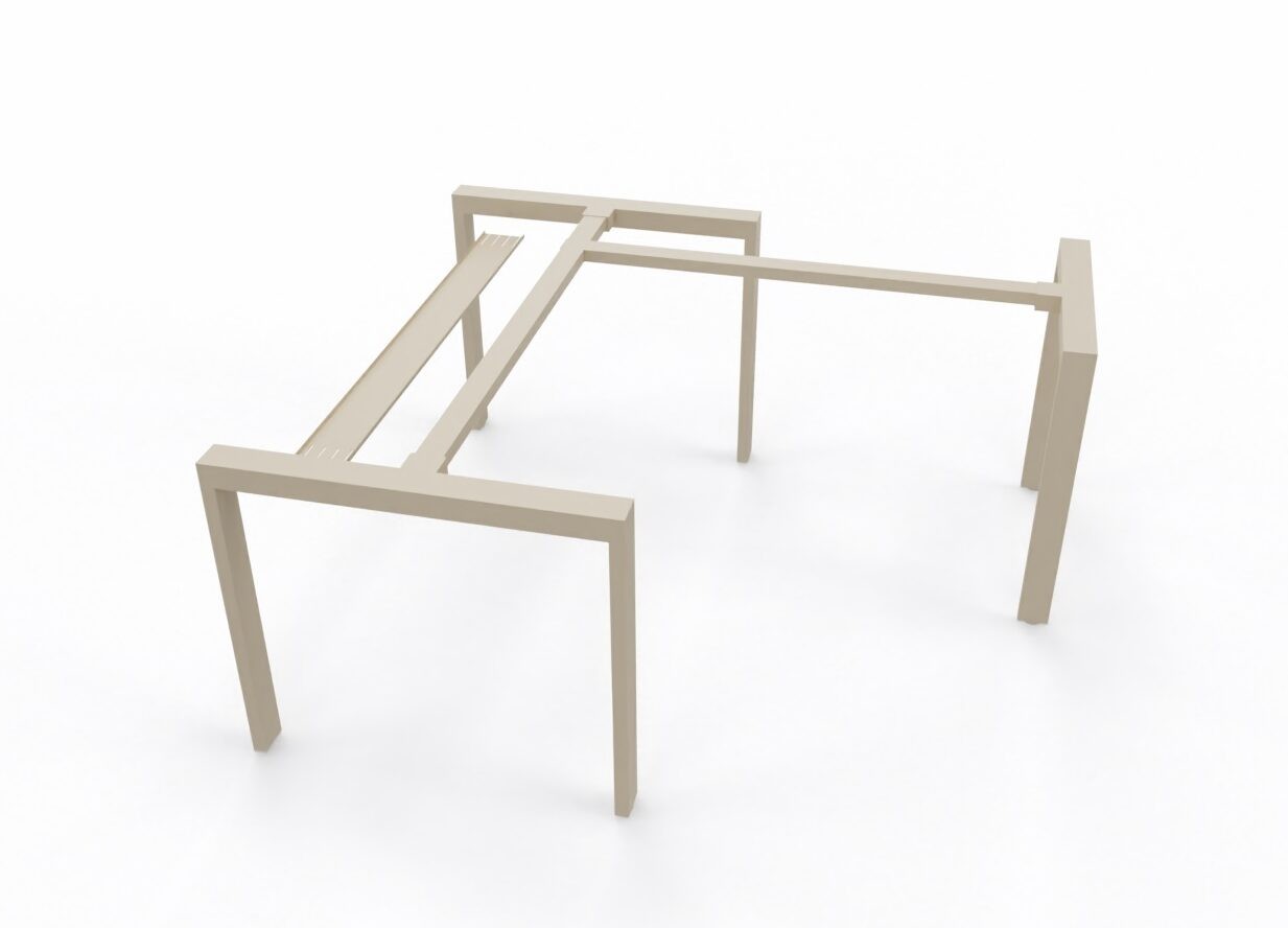 Główna galeria - Biurko Conecto narożne 1400x800x740mm  (szer x gł x wys) z dostawką 800x598mm (4)