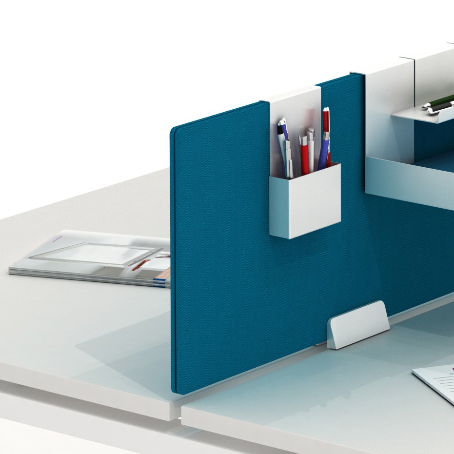 Kieszeń na długopisy Gotess, nakładana na przegrodę biurka