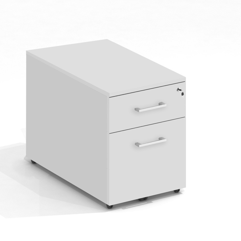 Kontenerek biurowy, mobilny Classwood Szary 36